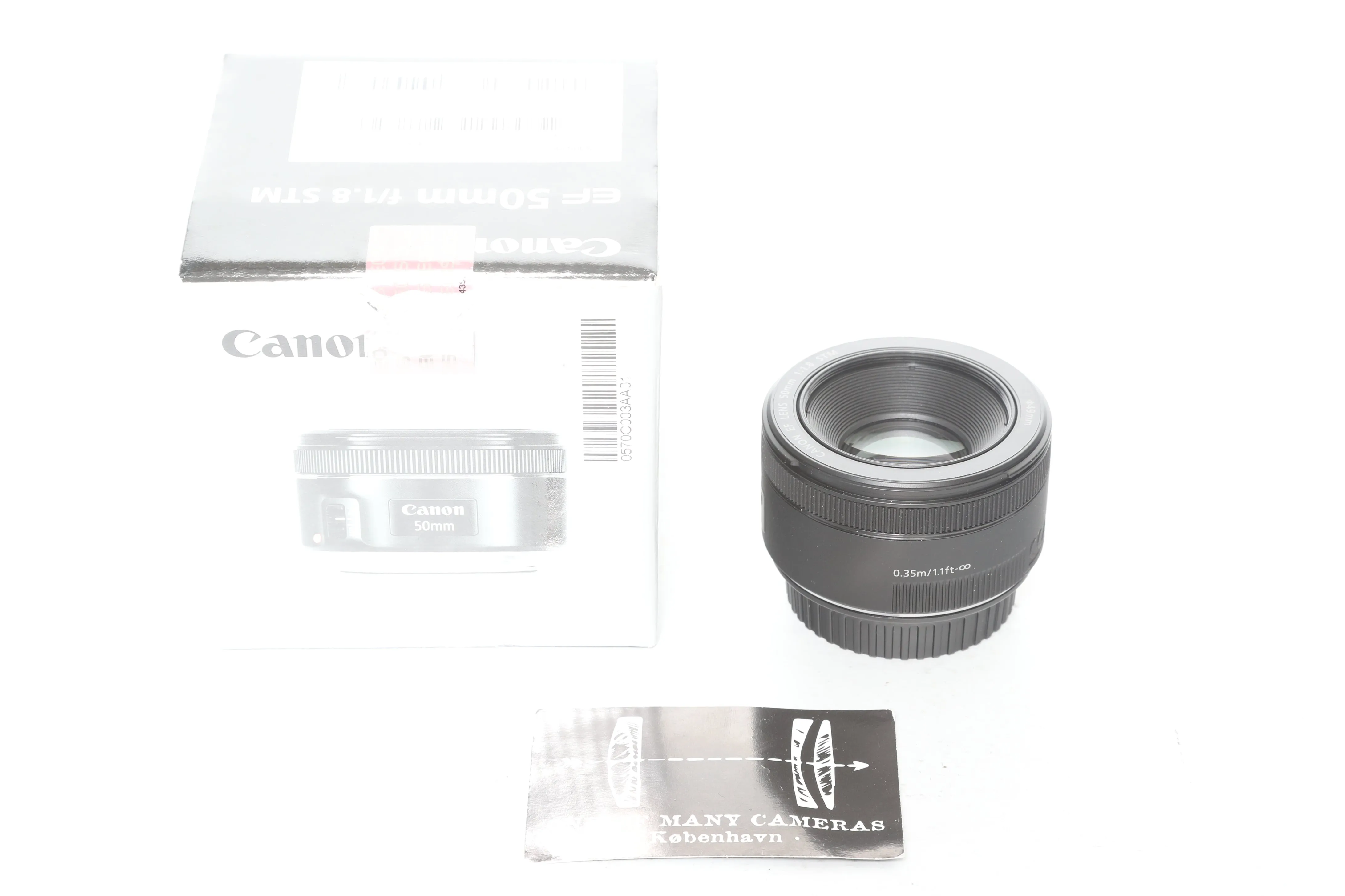 Canon EF 50mm f1.8 STM in box