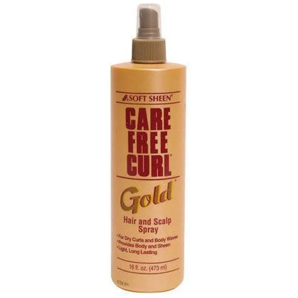 Care Free Curl Gold Hair and Scalp Spray 473ml