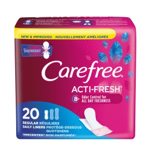 Carefree A/Fresh Body Shape Pantiliners 20s