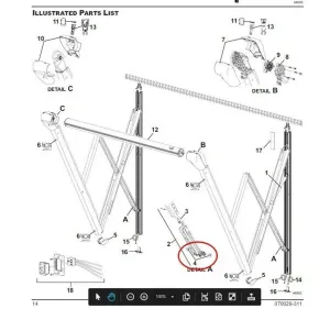 Carefree Altitude Awning Roller Replacement Kit