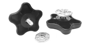 Carefree Awning Pair of Black Locking Knob with Nut. 901022