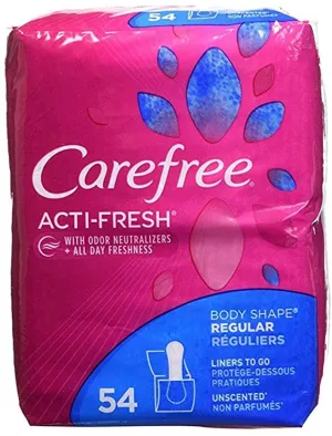 Carefree Body Shape Pantiliners 54