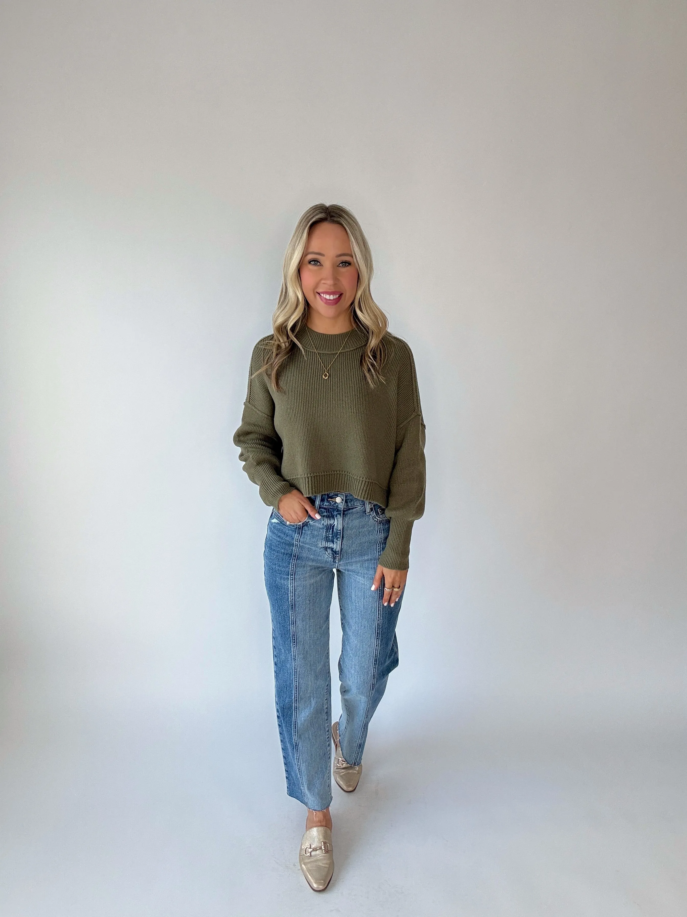 Carefree Days Crewneck Knit Top