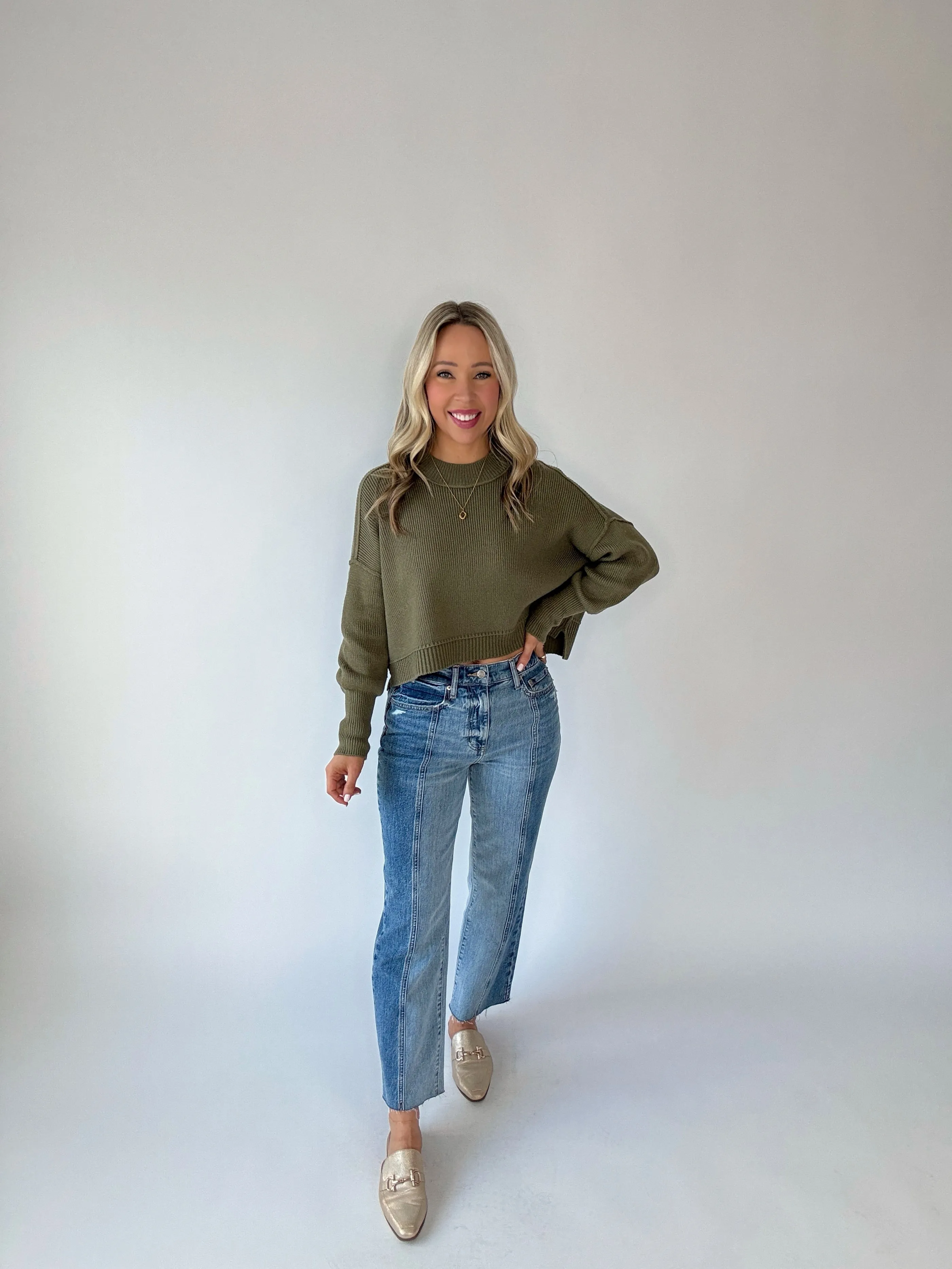 Carefree Days Crewneck Knit Top