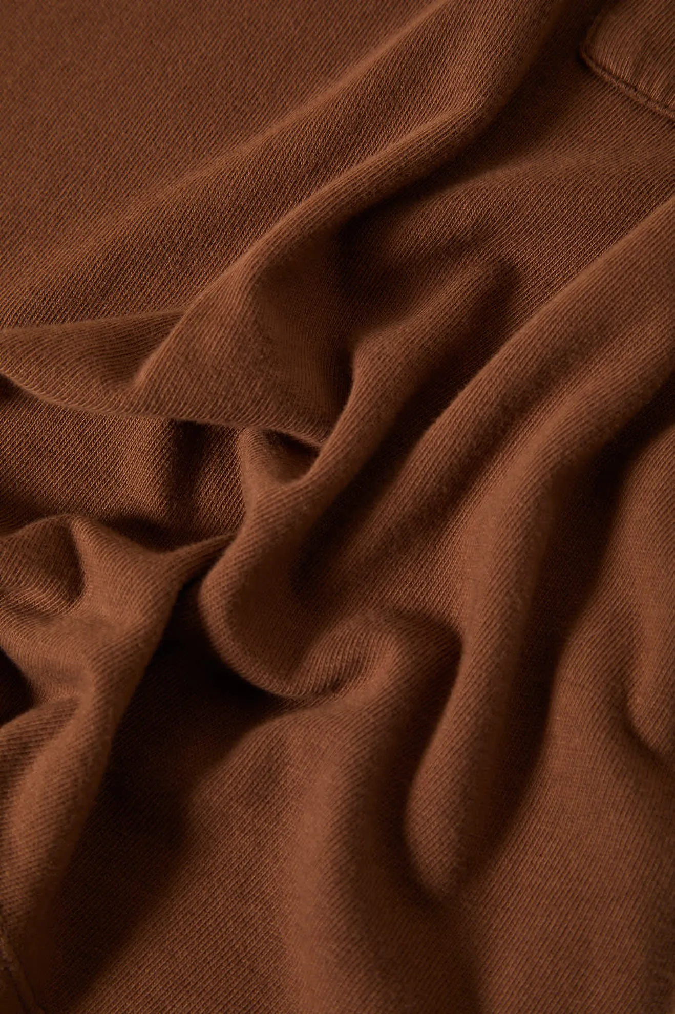 Carefree Organic Garment Dye Perfect T-Shirt - Pinecone Brown