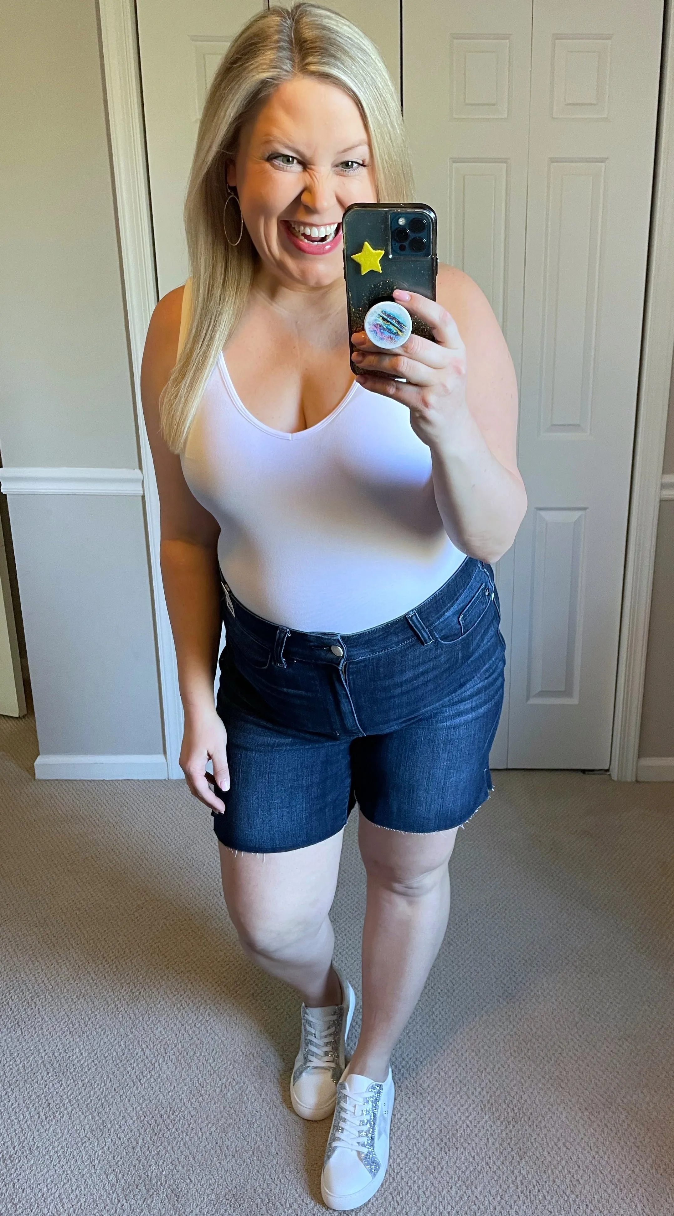 Carefree Seamless Reversible Tank in White
