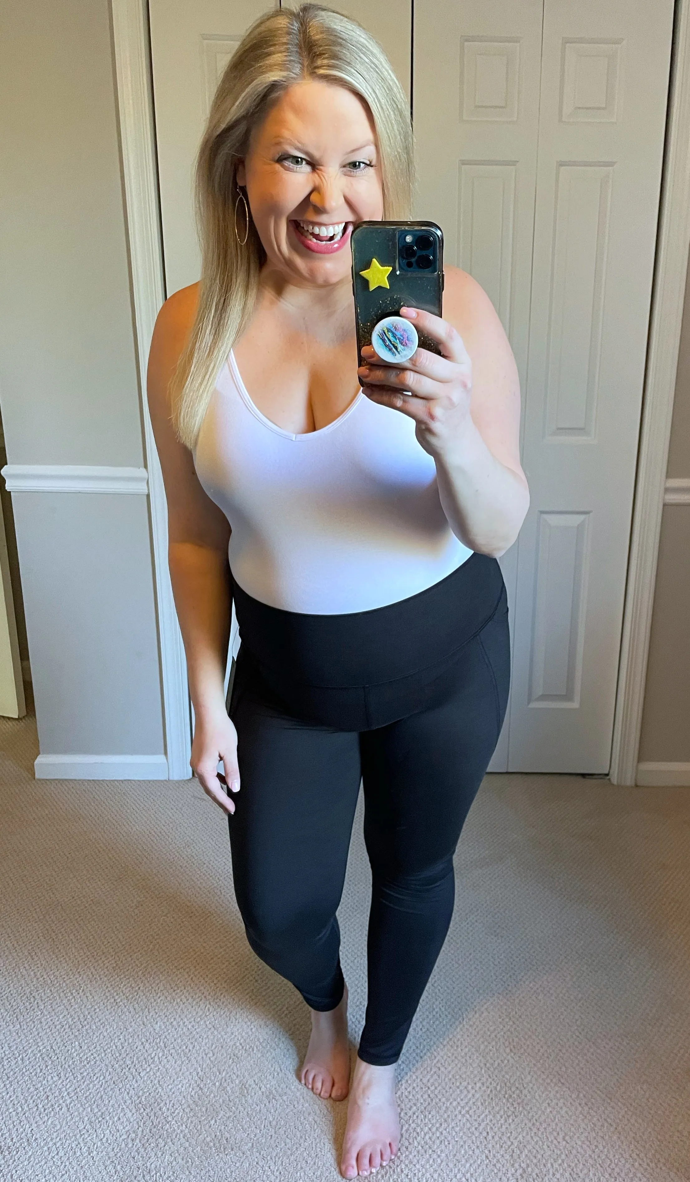 Carefree Seamless Reversible Tank in White