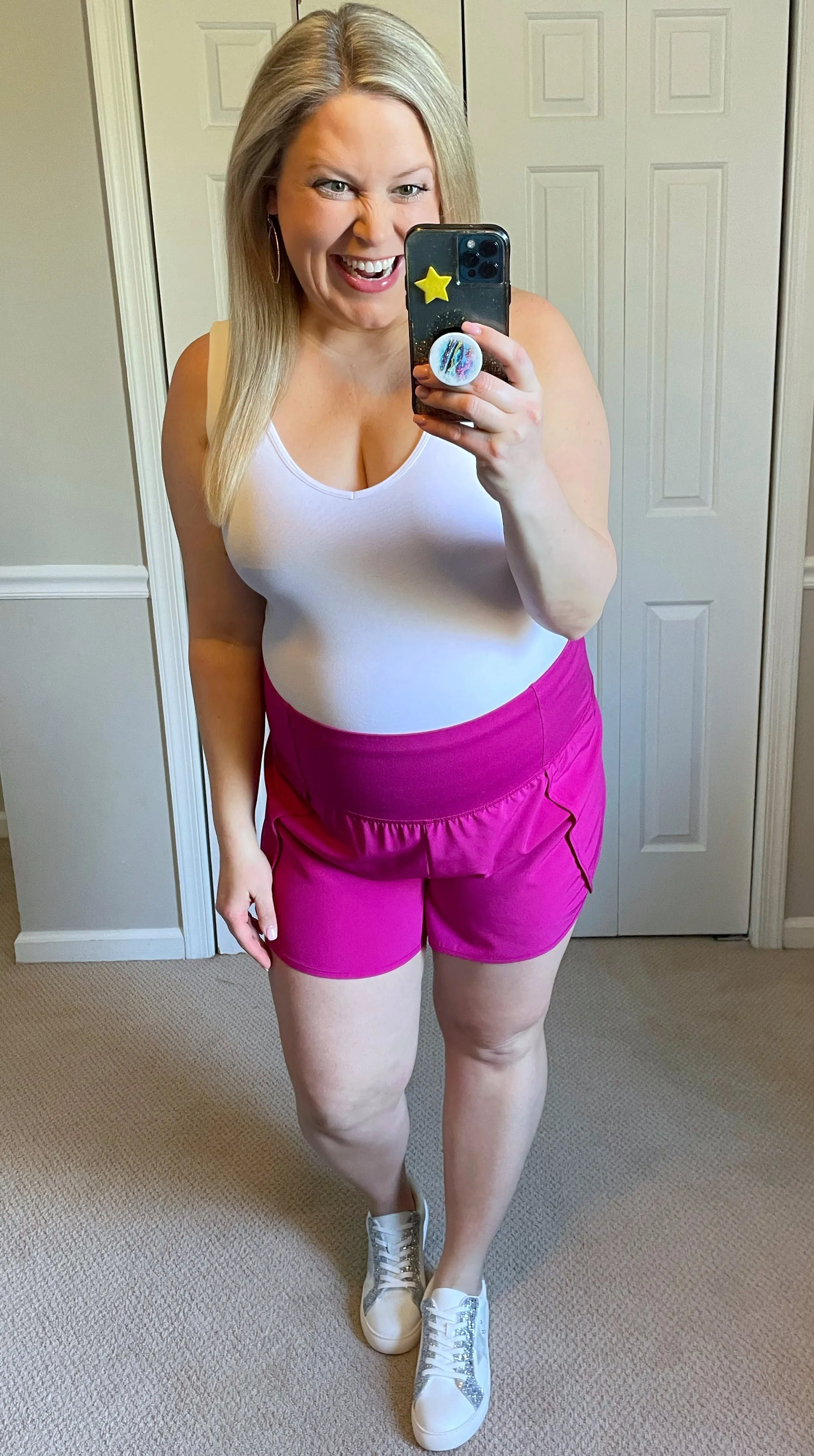 Carefree Seamless Reversible Tank in White