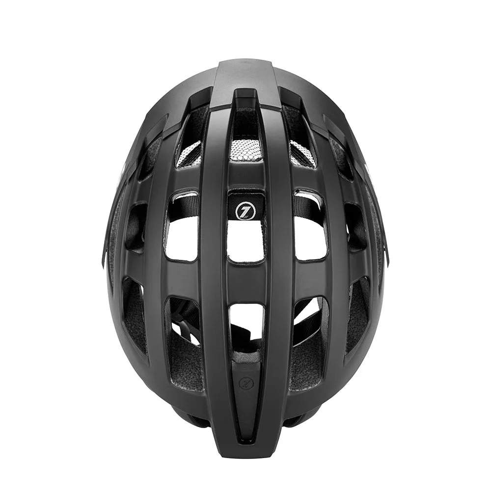 Casco con luz Led Compact DLX Matte red