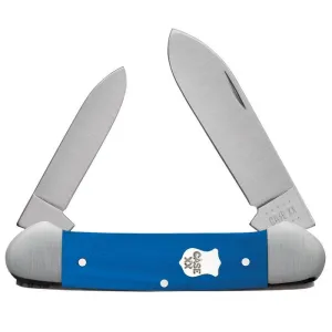 Case Smooth Blue G-10 Canoe 16743 Knife