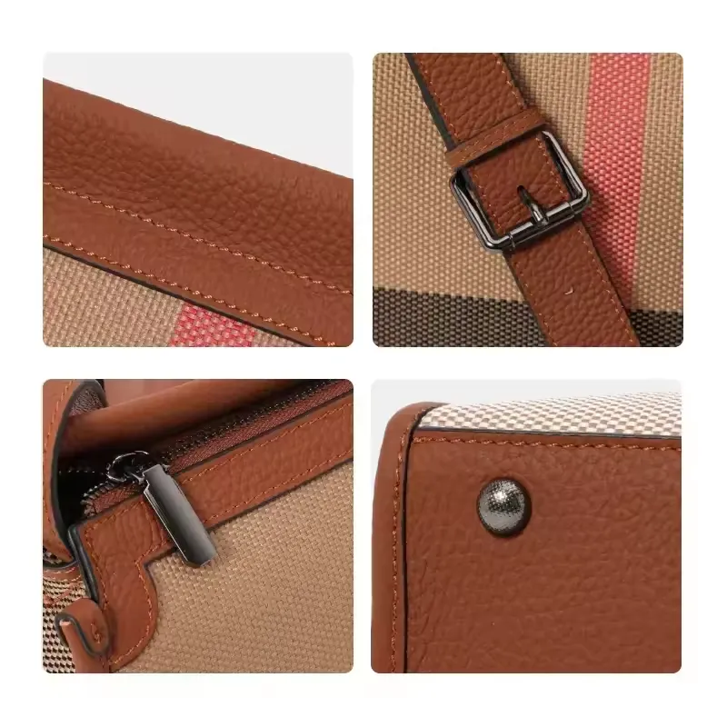 Casual Versatile Genuine Leather Shoulder Crossbody Bag