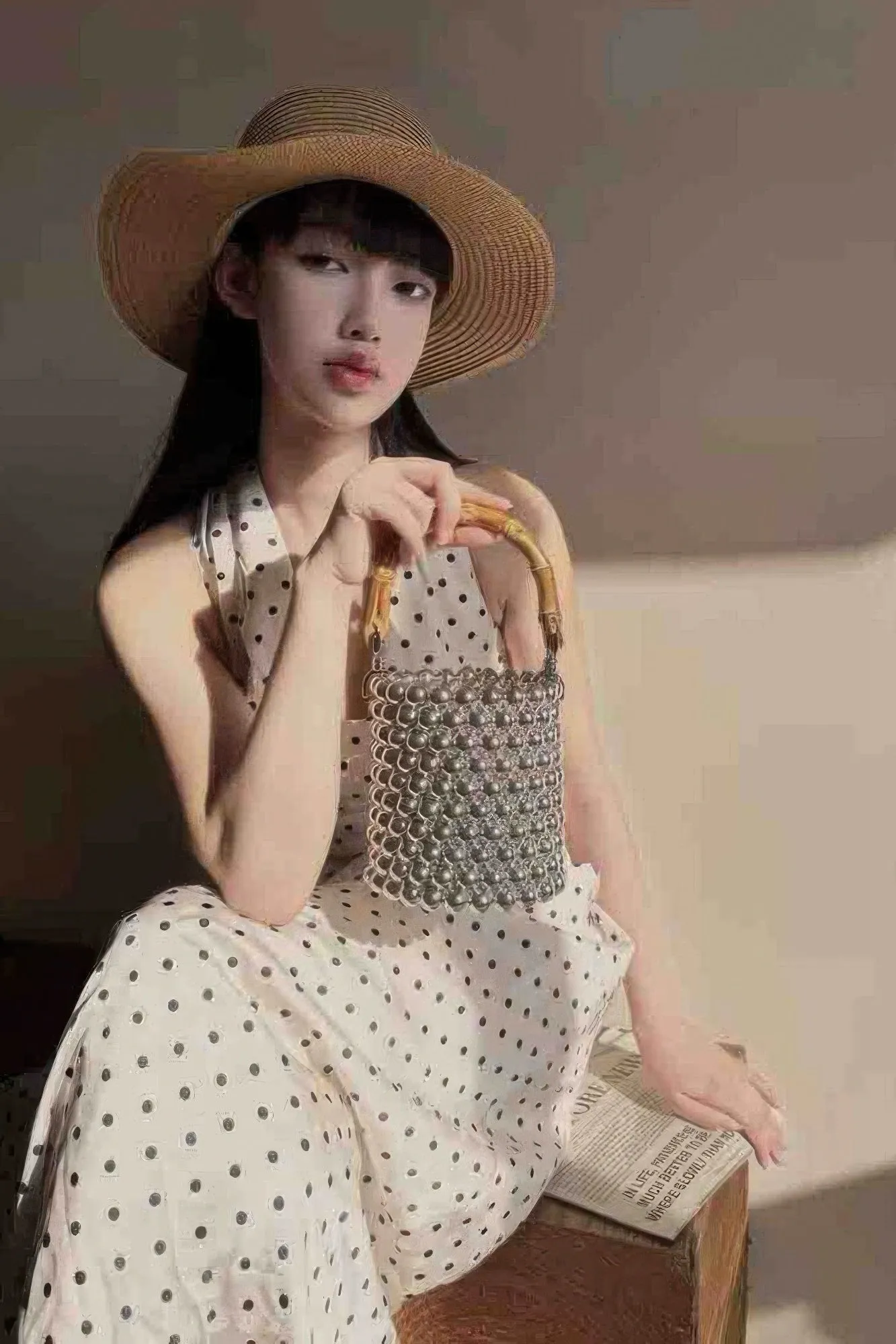 Ccb Ball Bamboo Handle Barrel Bag