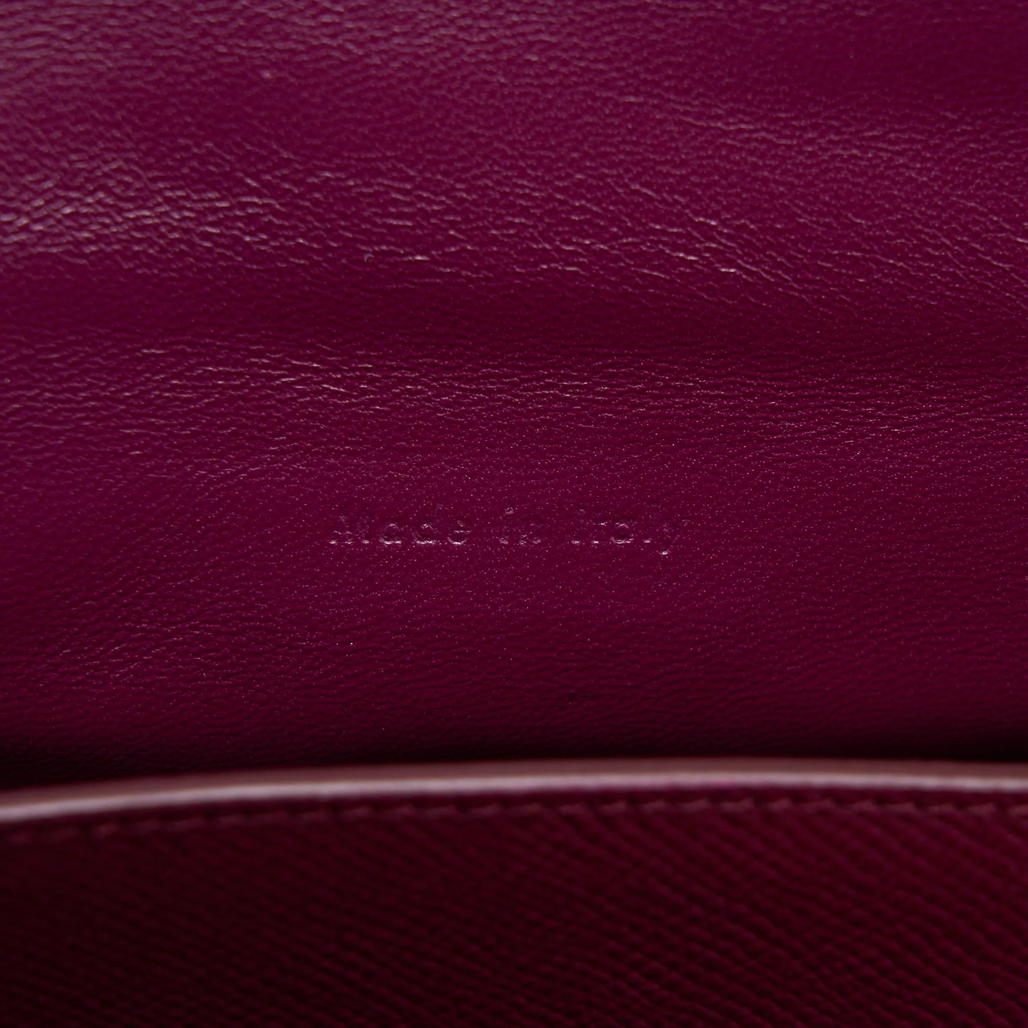 Celine Compact Trotteur Crossbody Shoulder Bag Dark Purple GHW
