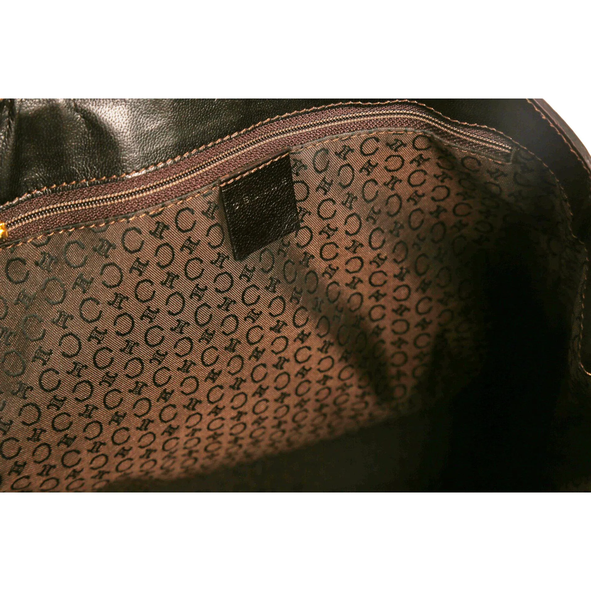 Celine Tan Logo Shoulder Bag