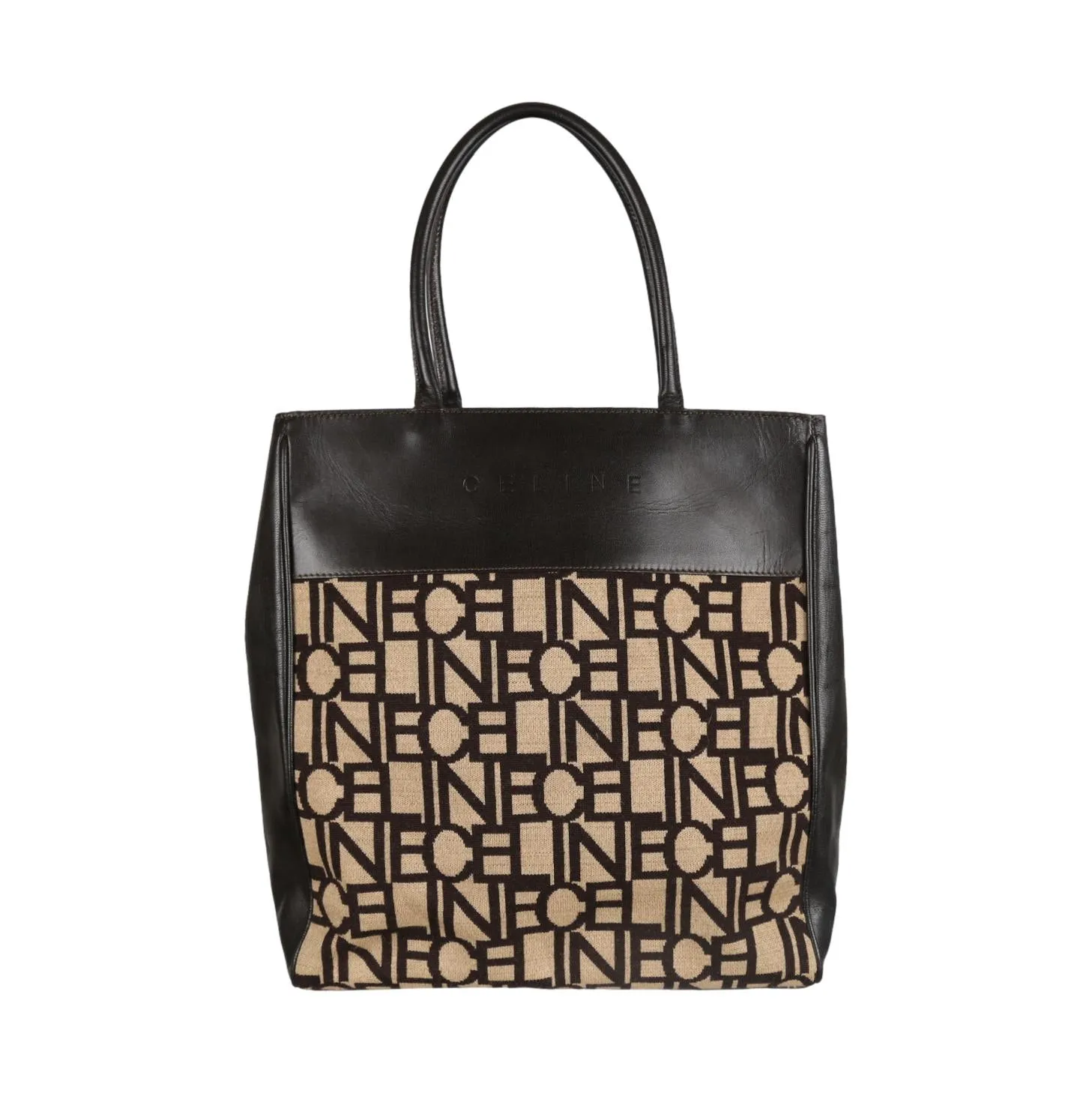 Celine Tan Logo Shoulder Bag