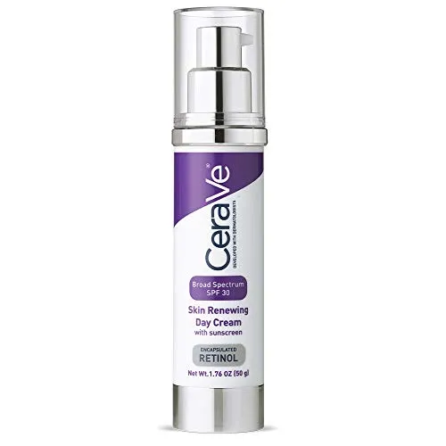CeraVe Anti Aging Face Cream with SPF | 1.76 Ounce | Anti Wrinkle Retinol Cream and Face Sunscreen | Fragrance Free