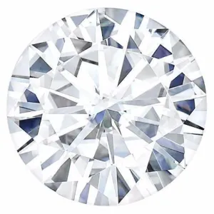 Certified Round Forever One Charles & Colvard Loose Moissanite Stone - 1.25 Carats - D Color - VVS1 Clarity