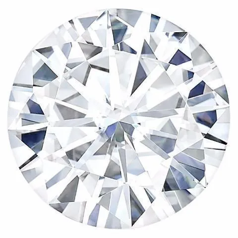 Certified Round Forever One Charles & Colvard Loose Moissanite Stone - 1.25 Carats - D Color - VVS1 Clarity