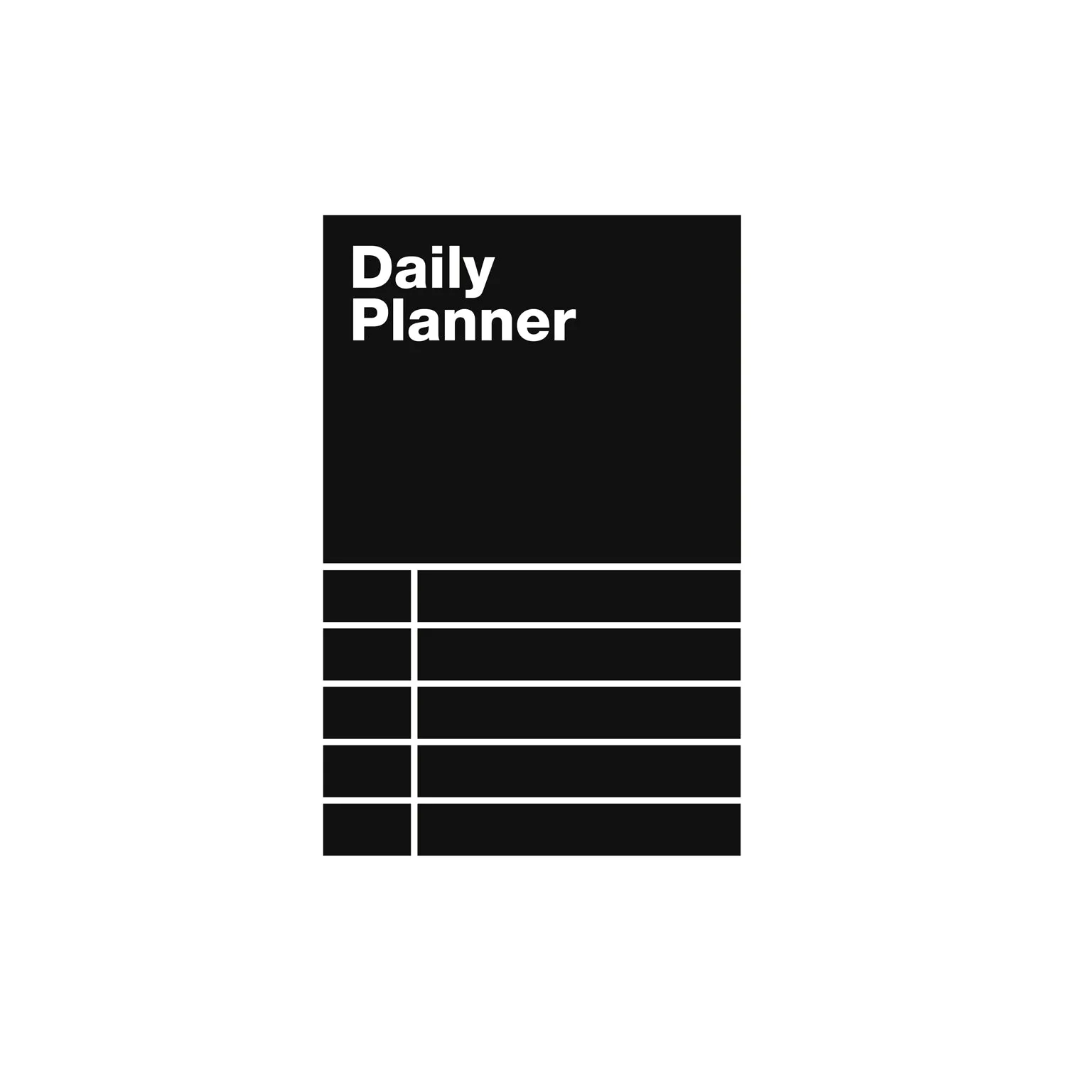 Chalkboard Planner // DAILY PLANNER