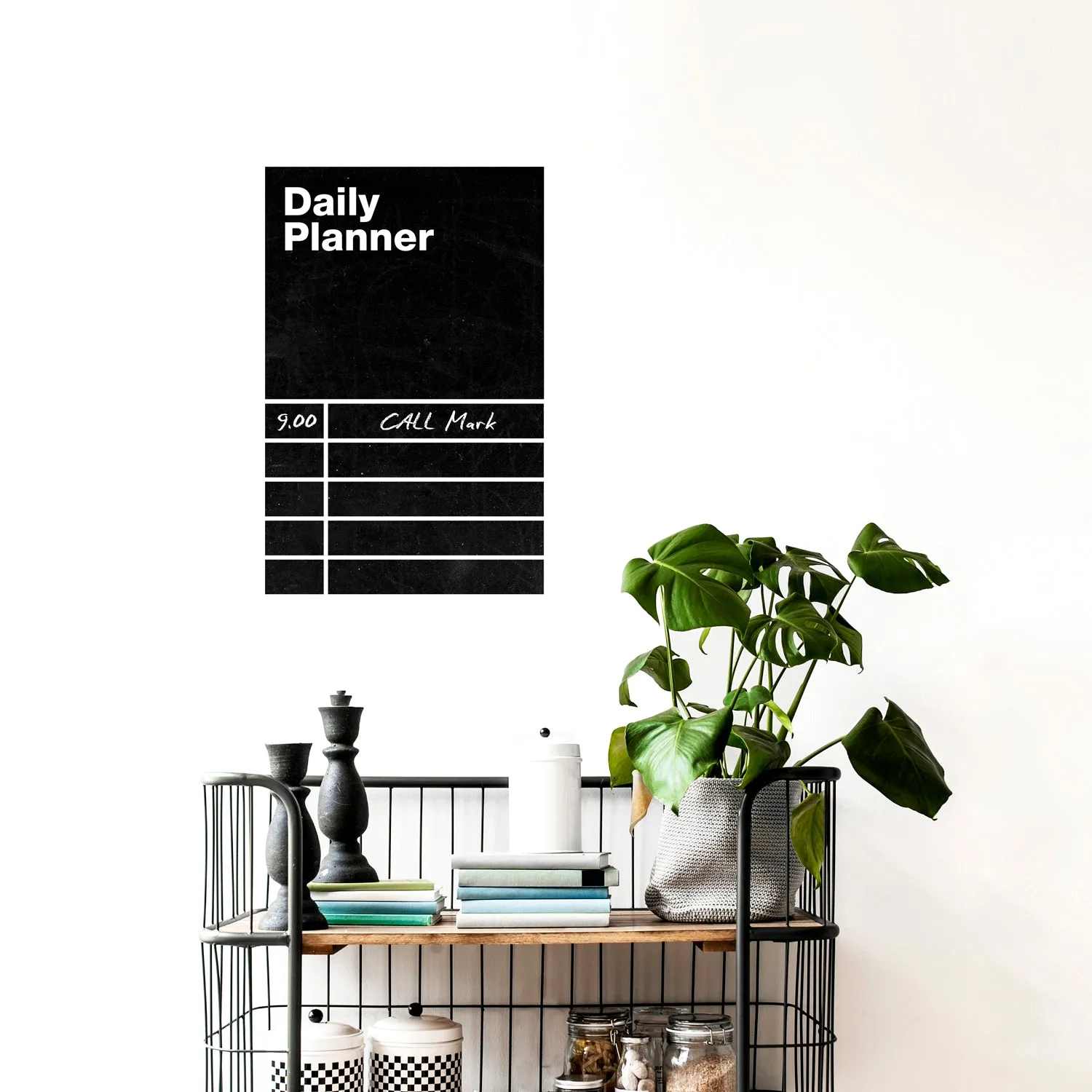 Chalkboard Planner // DAILY PLANNER
