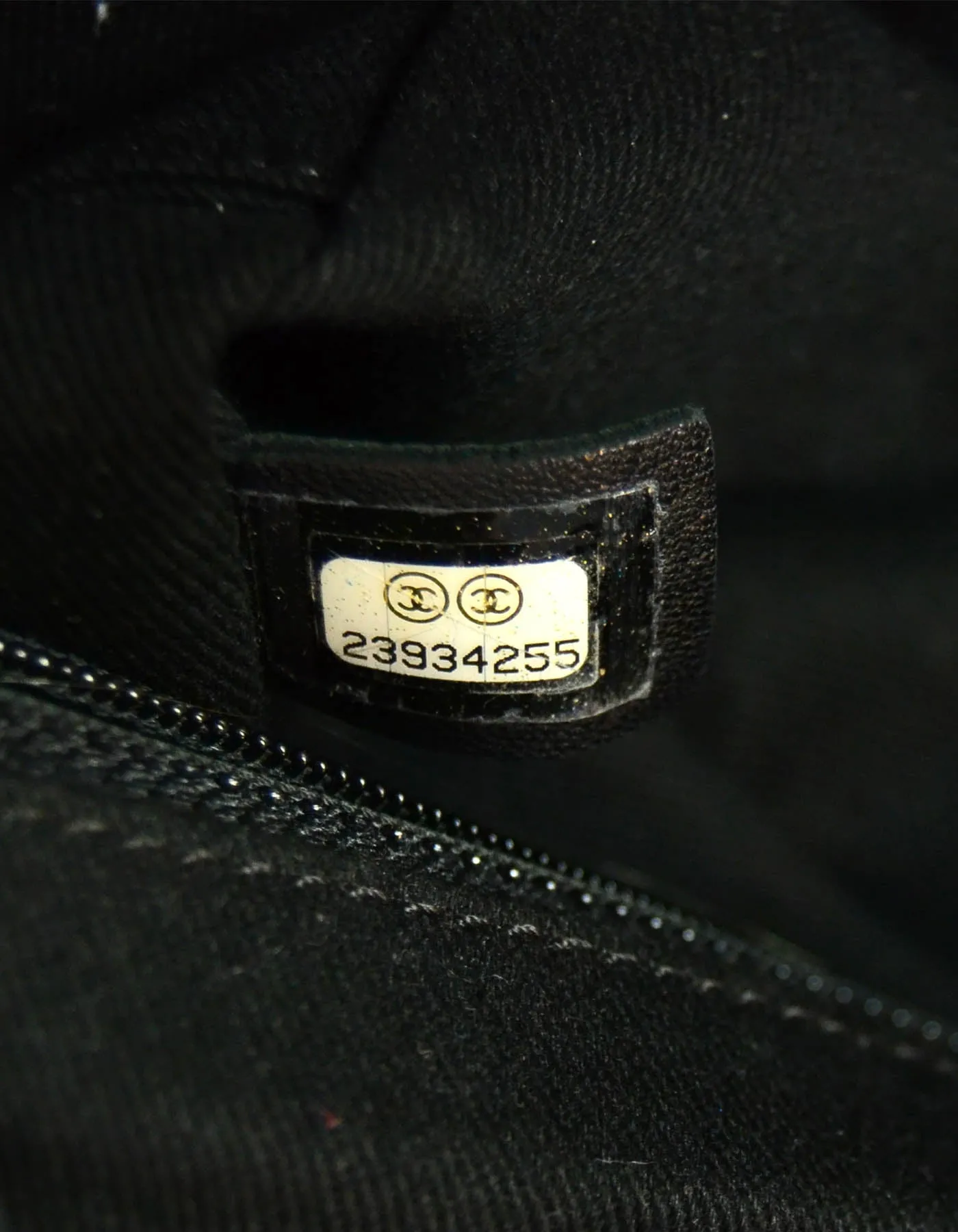 Chanel Black Denim Large Sequins Deauville Tote Bag
