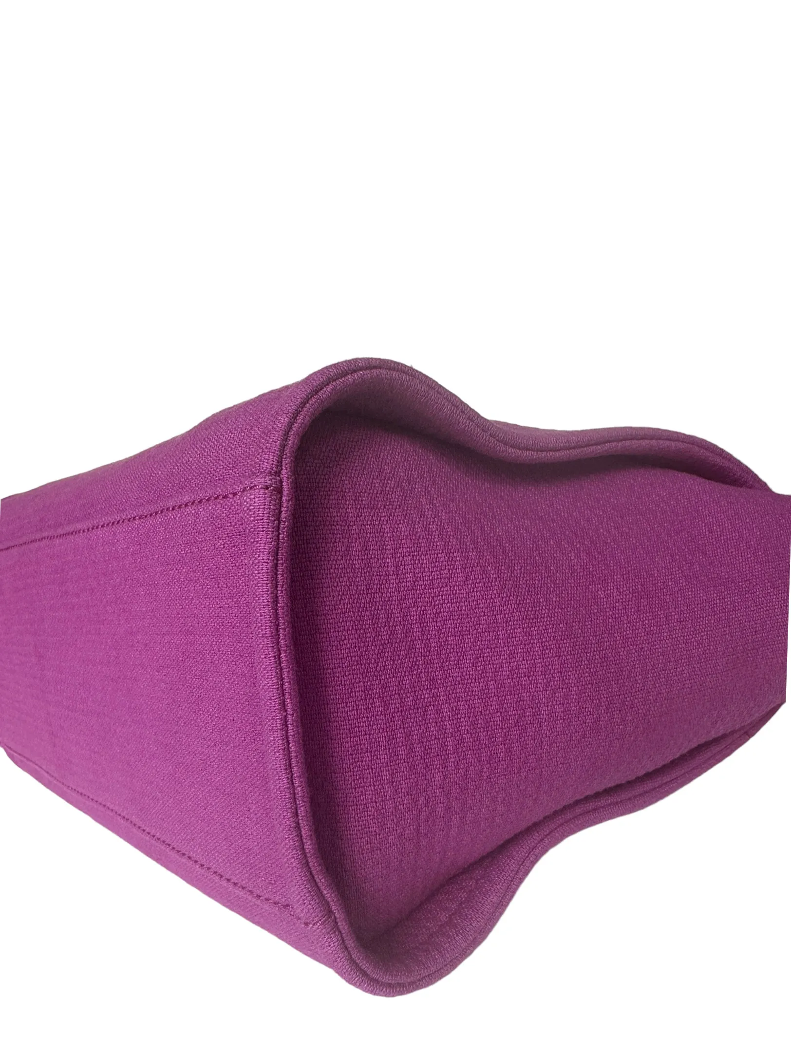 Chanel Mixed Fibers Magenta Small Deauville Tote Bag