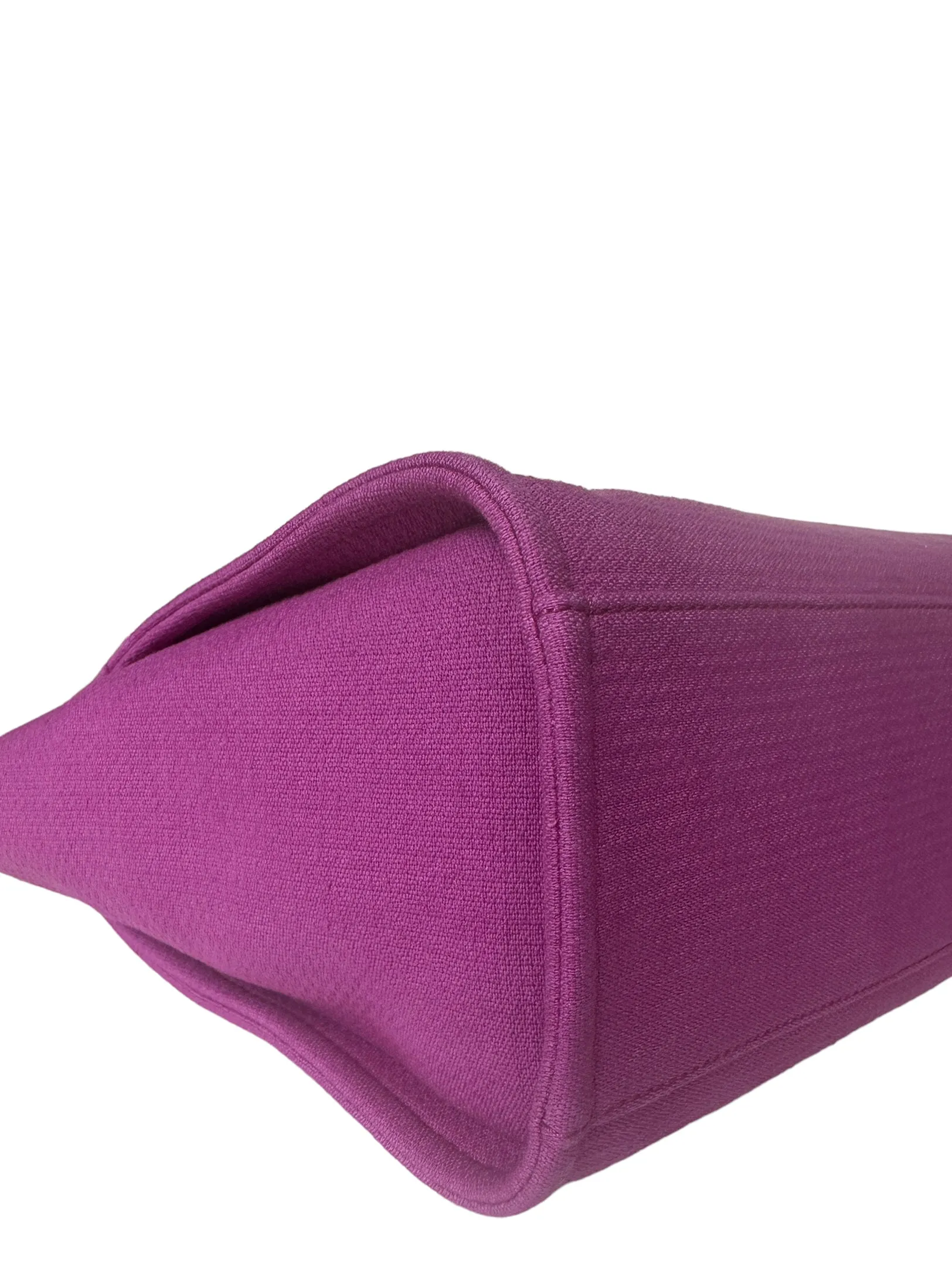Chanel Mixed Fibers Magenta Small Deauville Tote Bag