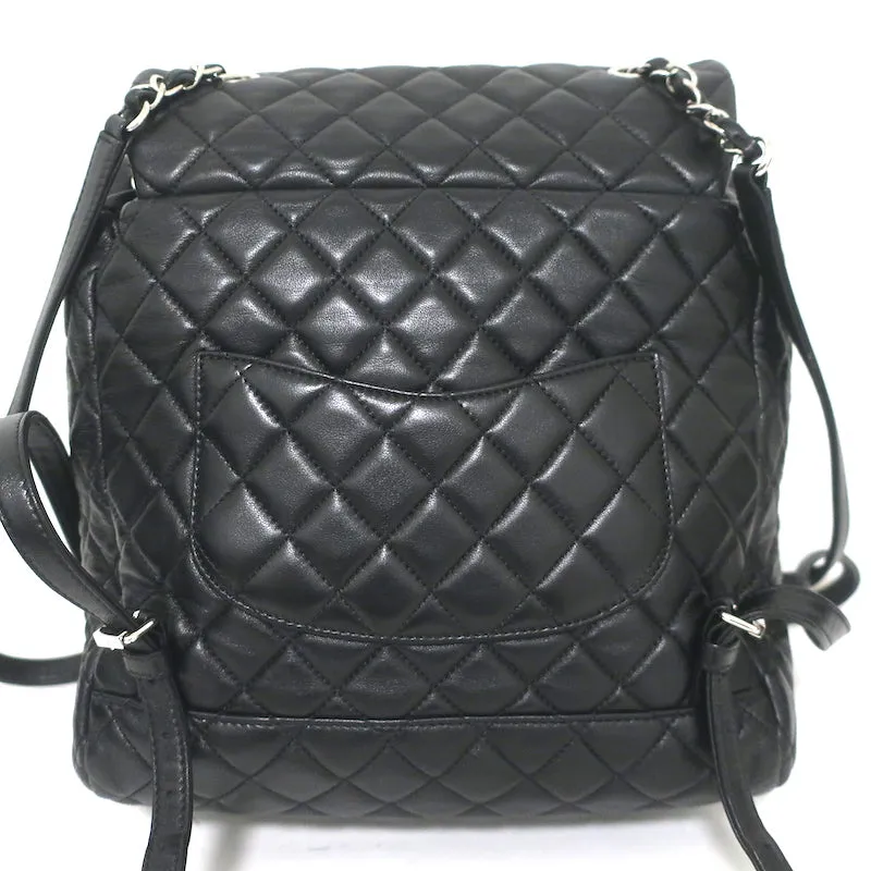 Chanel Urban Spirit Large Backpack Black Quilted Leather