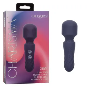 Charisma Charm Compact Wand Massager - Blue