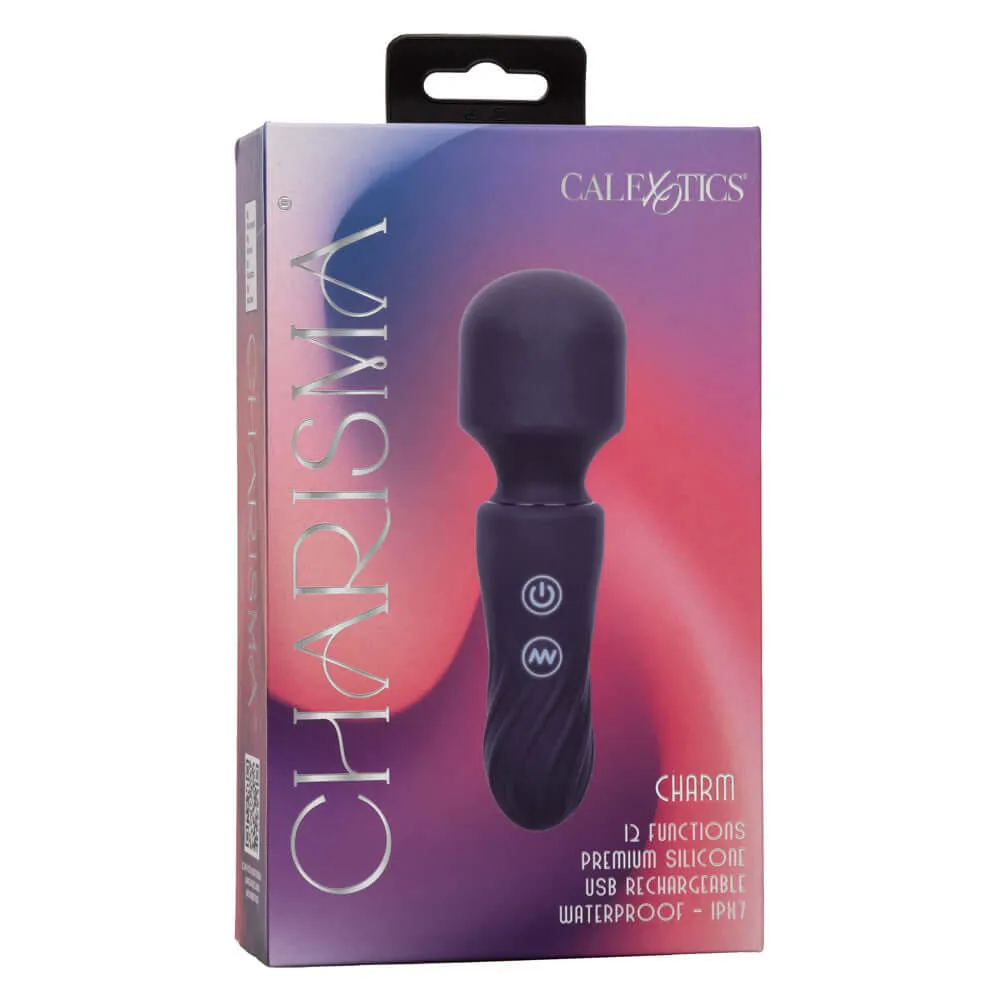 Charisma Charm Compact Wand Massager - Blue
