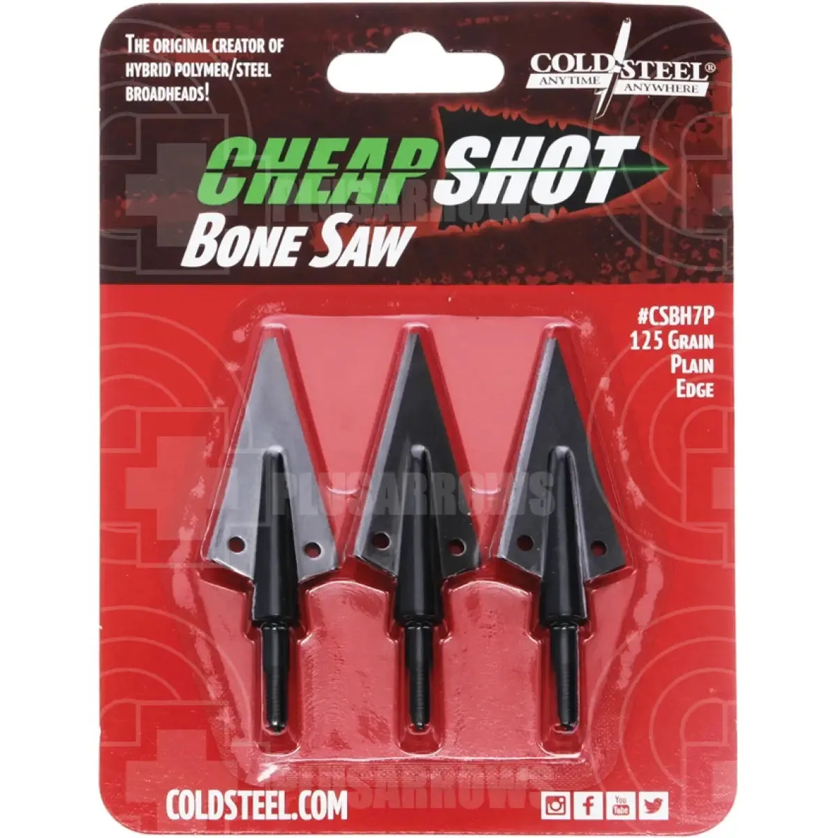 Cheap Shot Bone Saw Broad Head (3 Pack)