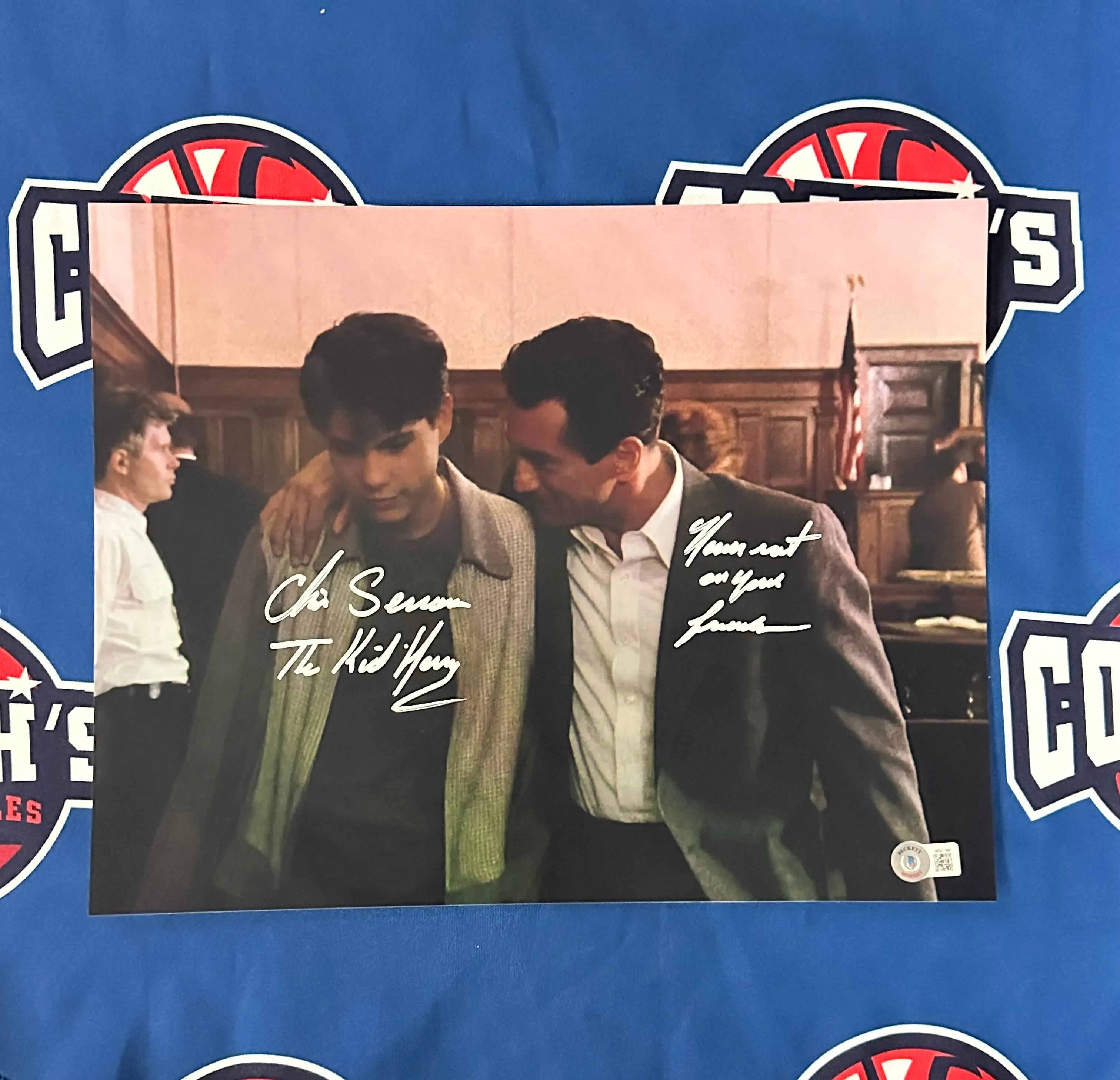 Chris Serrone "The Kid Henry" Autographed 11x14 Goodfellas Photo w/ Multi Inscr (Beckett)