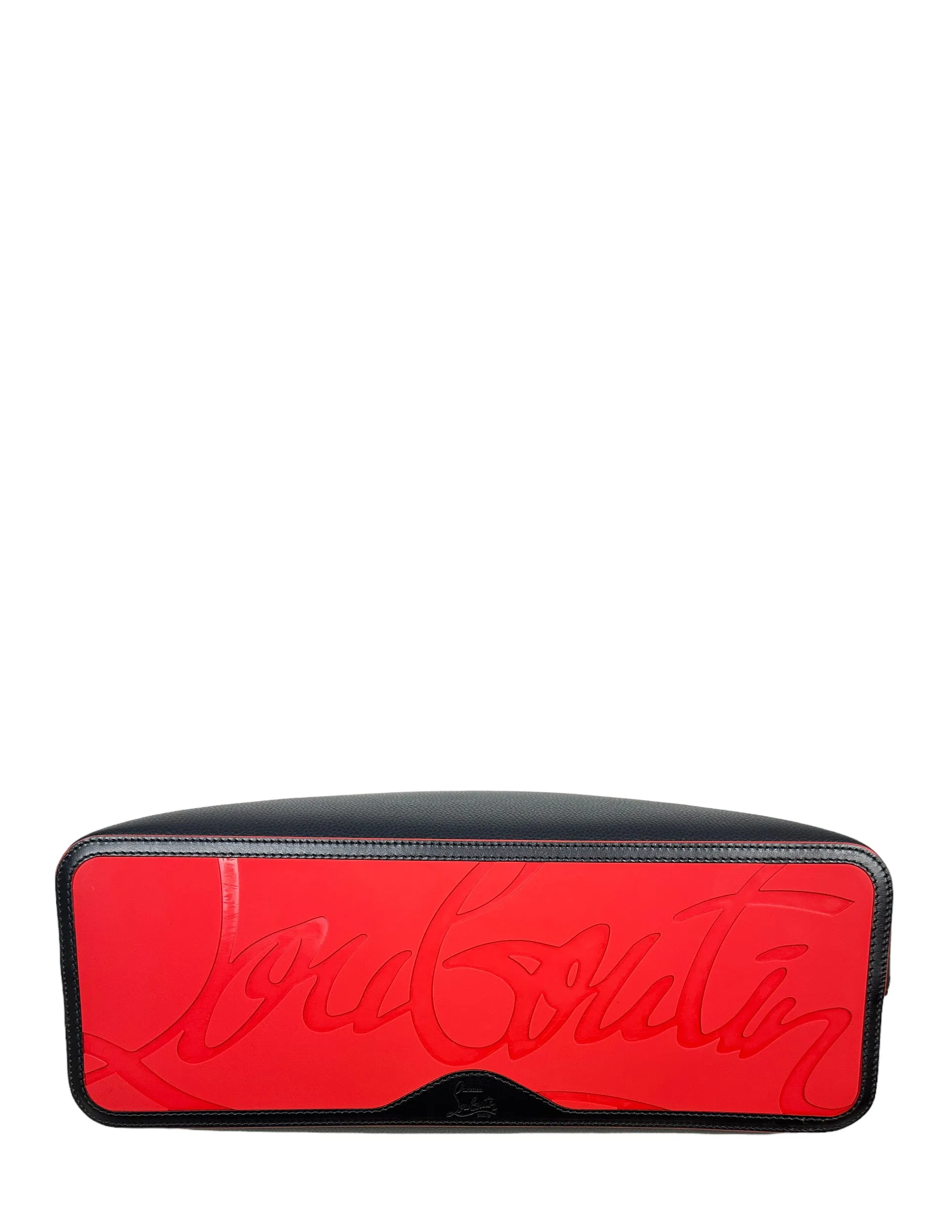 Christian Louboutin Black Calfskin Empire Spikes East West Cabata Tote Bag