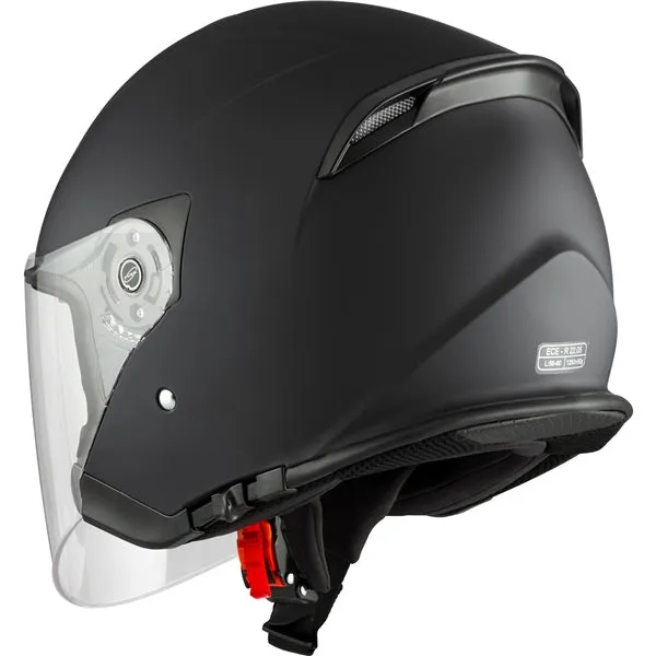 CKX Razor RSV Open Face Helmet Solid Matte Black