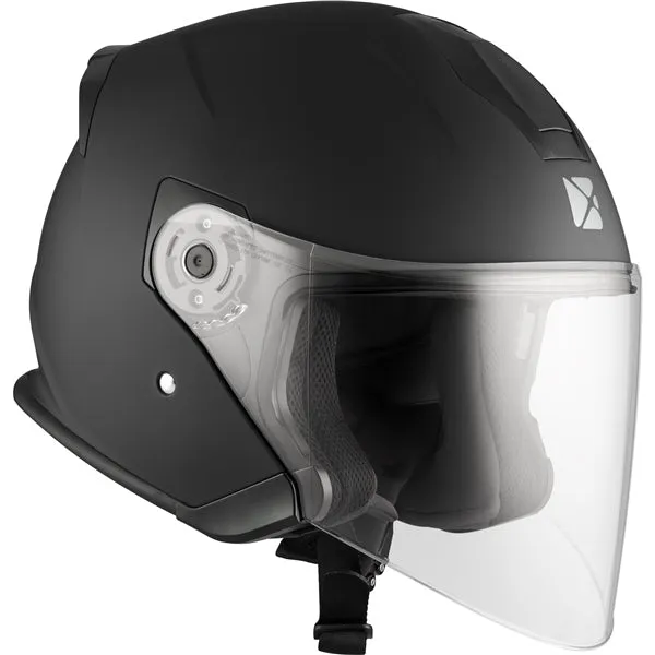 CKX Razor RSV Open Face Helmet Solid Matte Black
