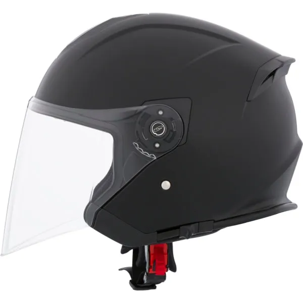 CKX Razor RSV Open Face Helmet Solid Matte Black