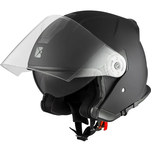 CKX Razor RSV Open Face Helmet Solid Matte Black