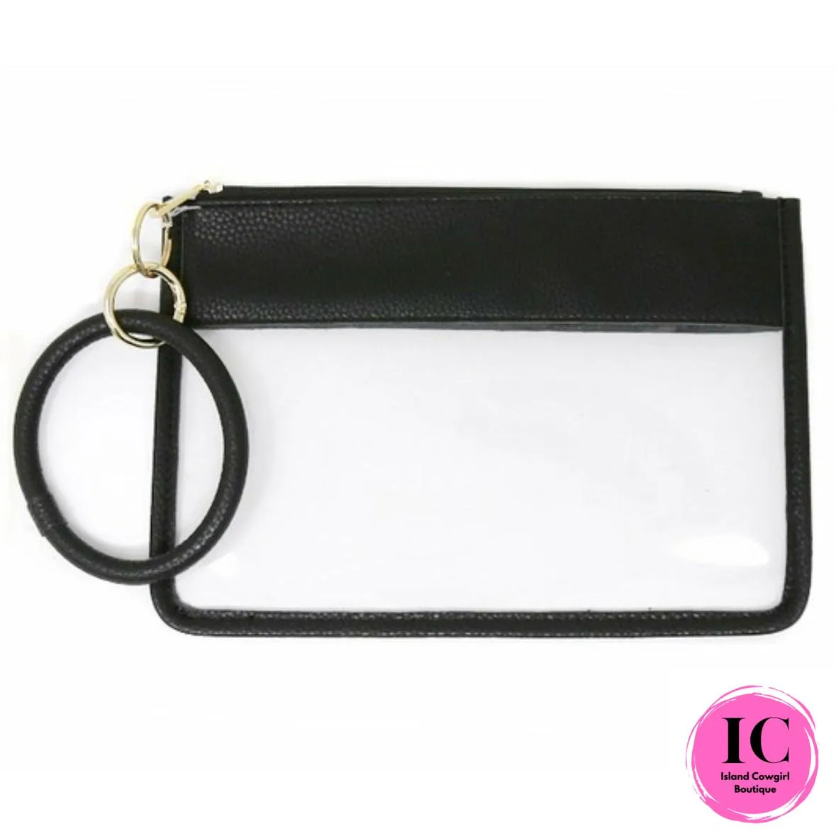 Clear Wristlet Bag
