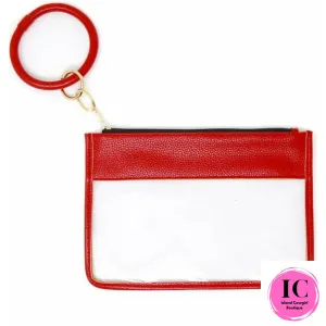 Clear Wristlet Bag