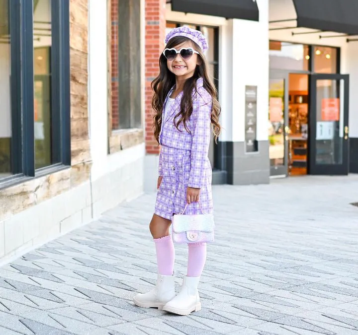 Clueless Skirt Set with Beret