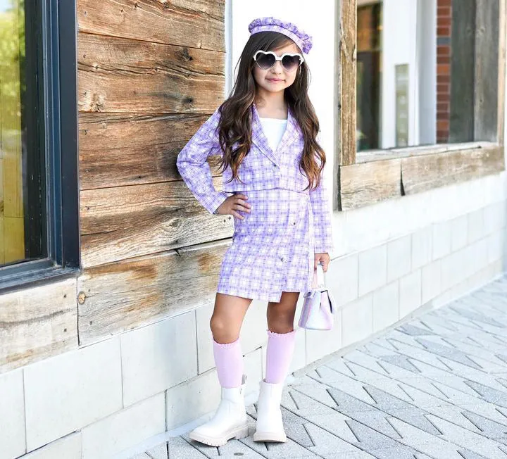 Clueless Skirt Set with Beret
