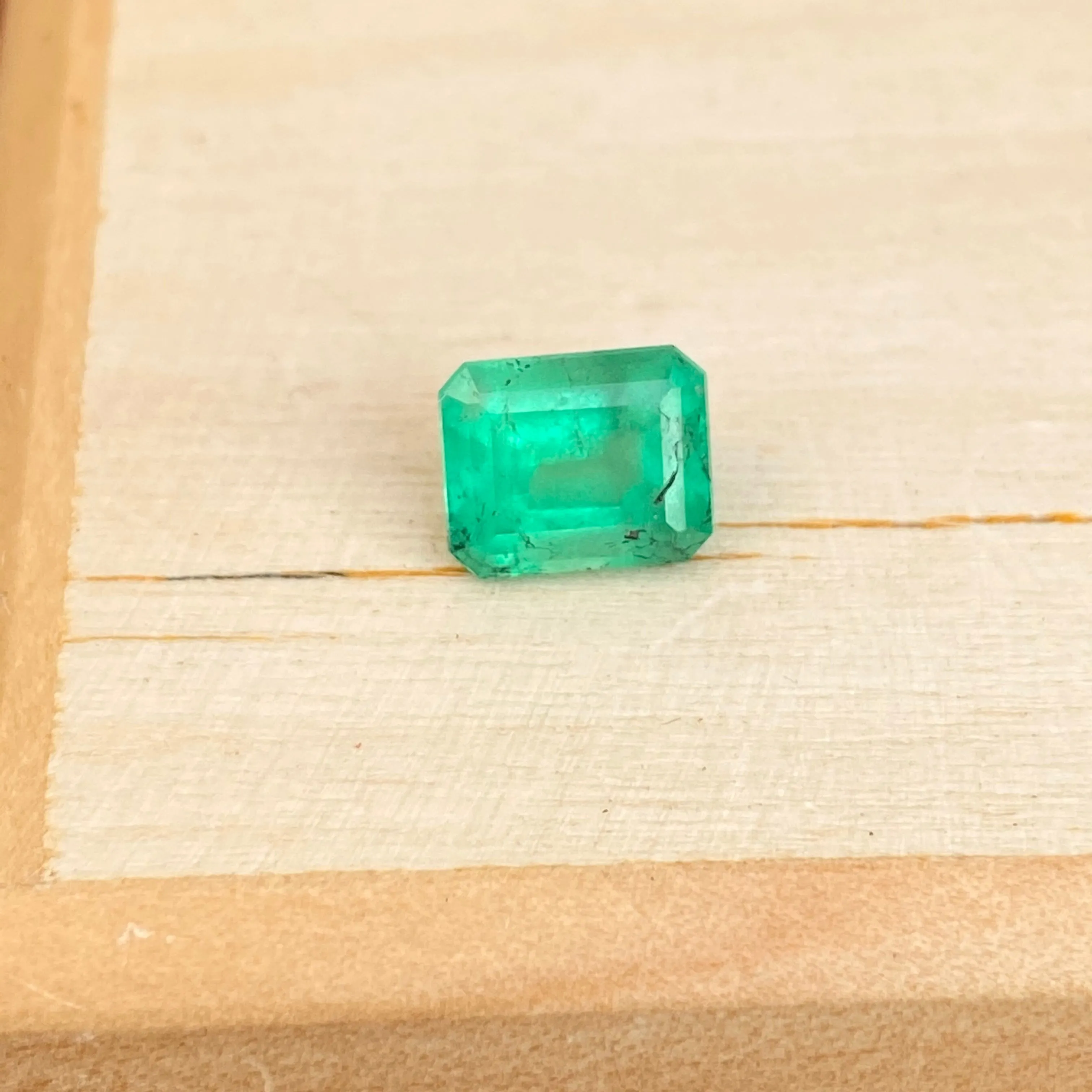 Colombian Emerald Cut Loose Emerald 1.85 CT
