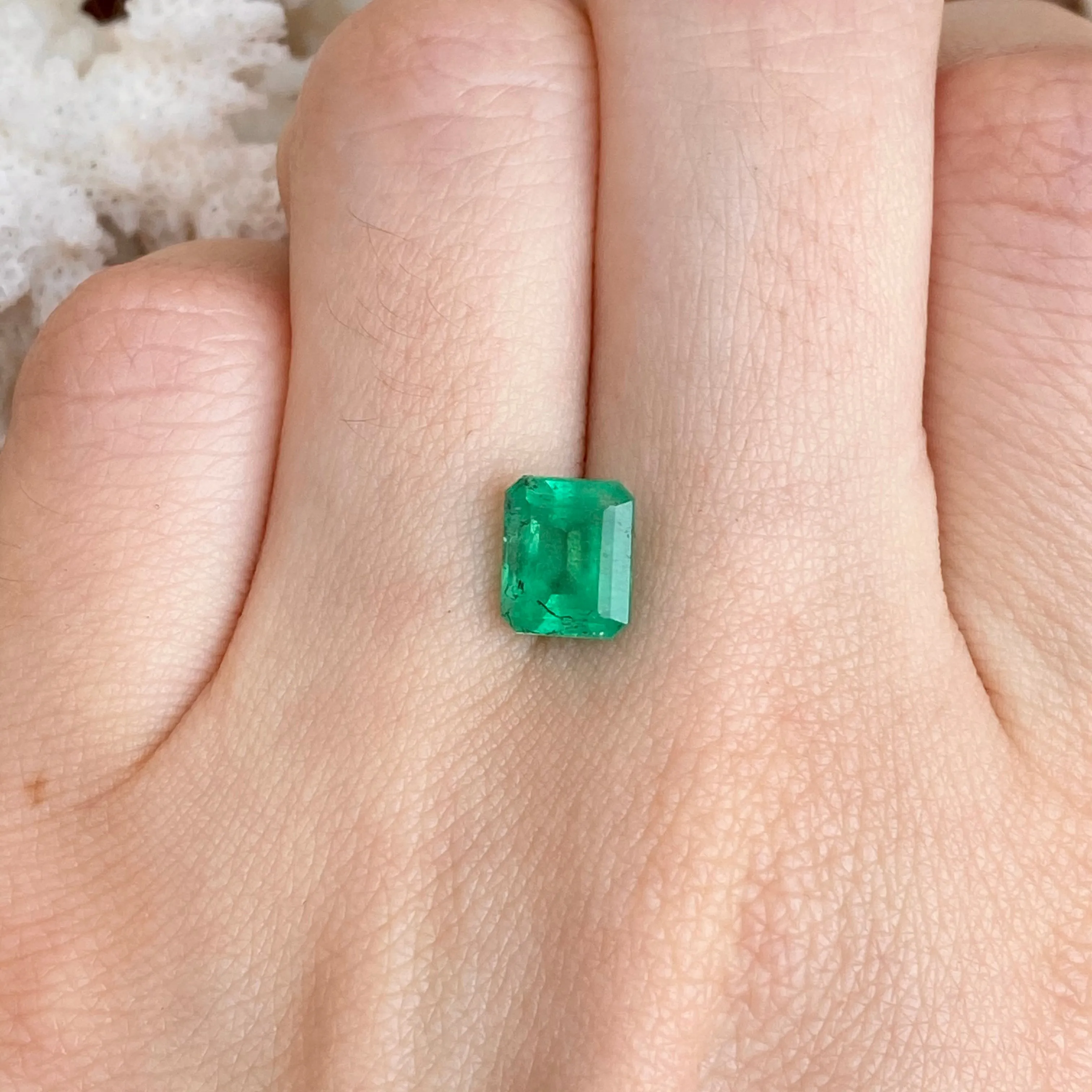 Colombian Emerald Cut Loose Emerald 1.85 CT