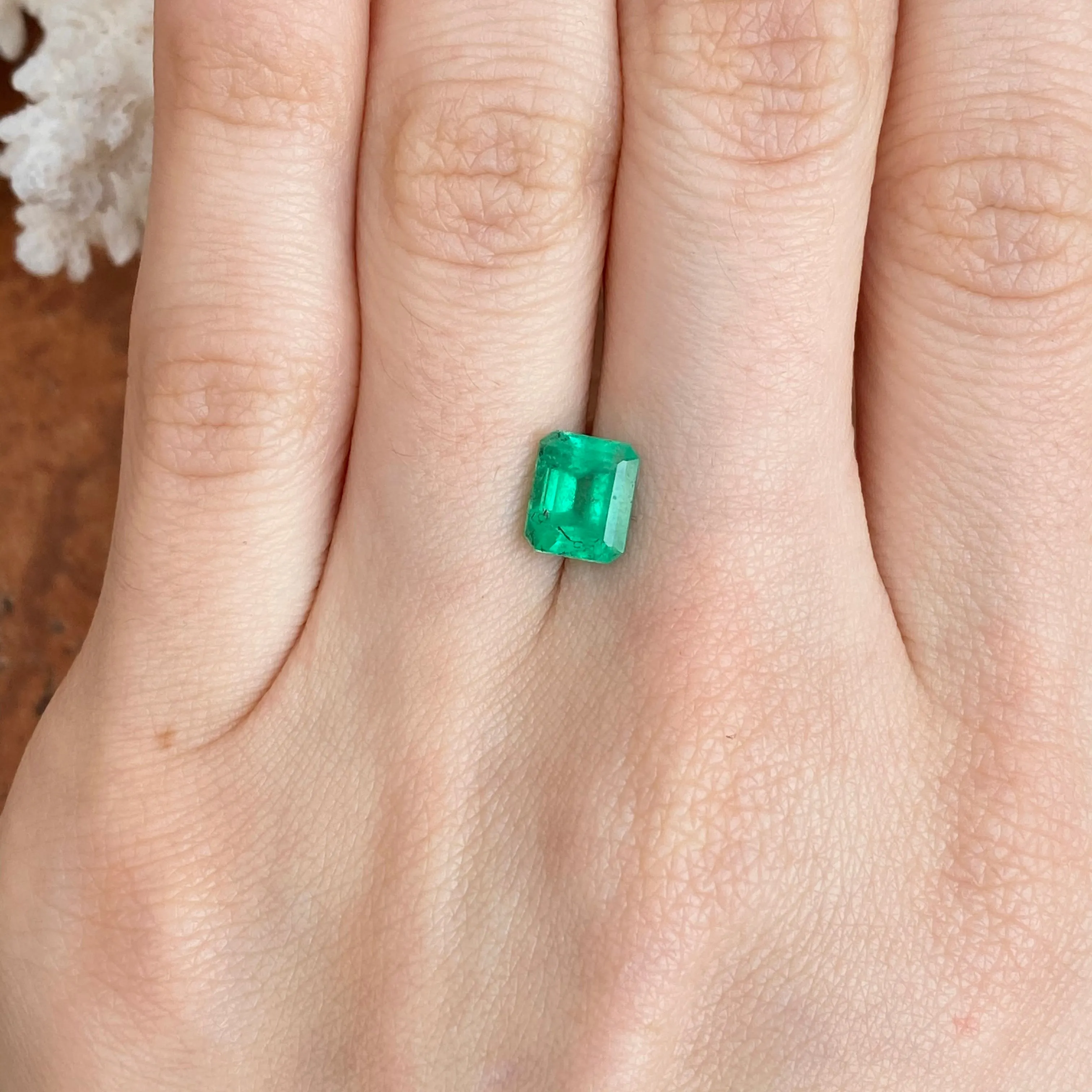 Colombian Emerald Cut Loose Emerald 1.85 CT