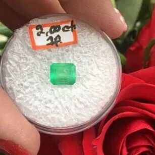 Colombian Emerald Cut Loose Emerald 2.00 CT