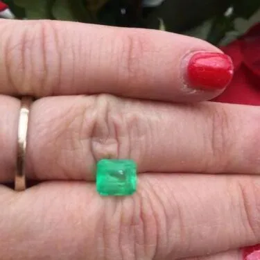 Colombian Emerald Cut Loose Emerald 2.00 CT