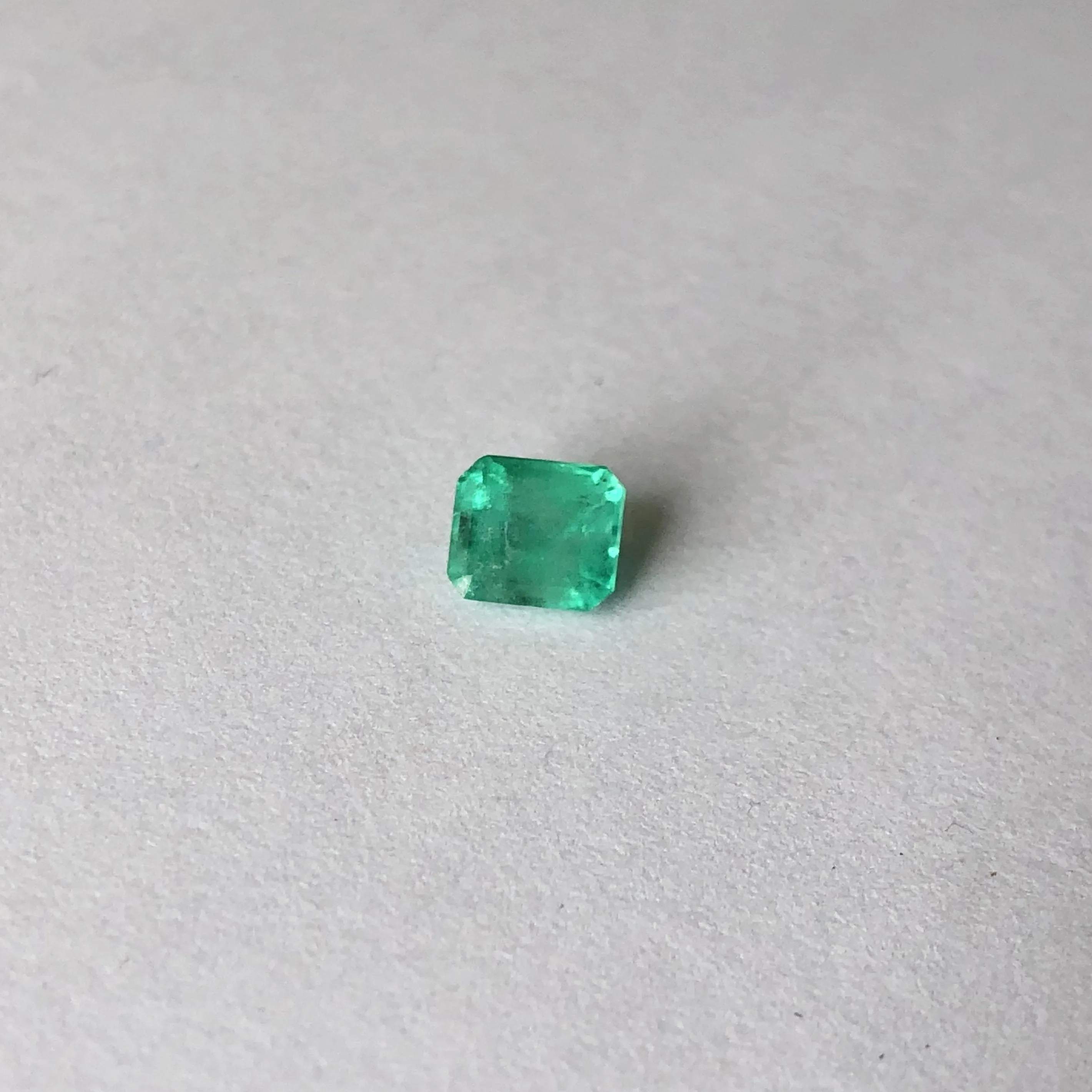 Colombian Emerald Cut Loose Emerald .67 CT
