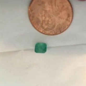 Colombian Emerald Cut Loose Emerald .67 CT