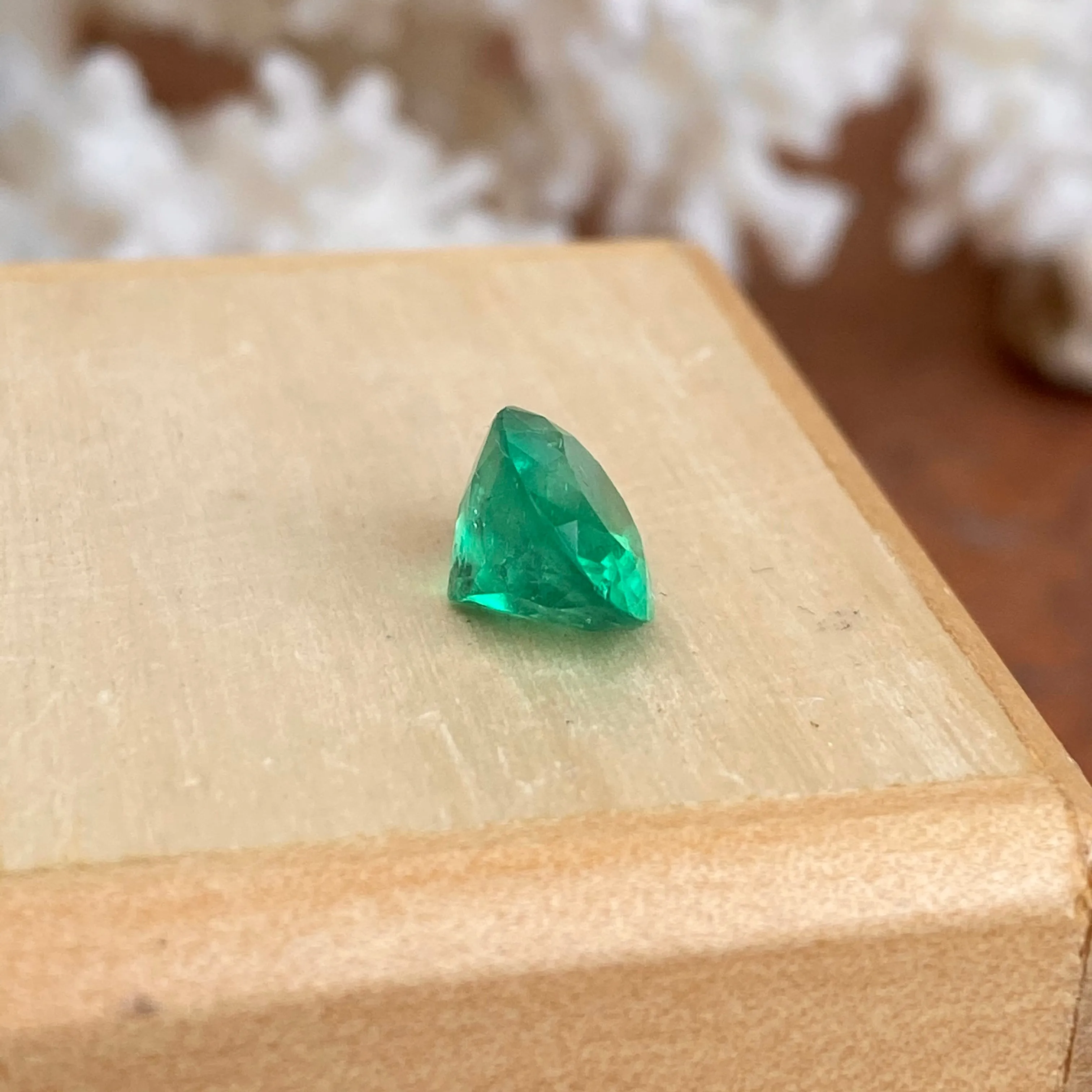 Colombian Emerald Cut Oval Loose Emerald 2.24 CT