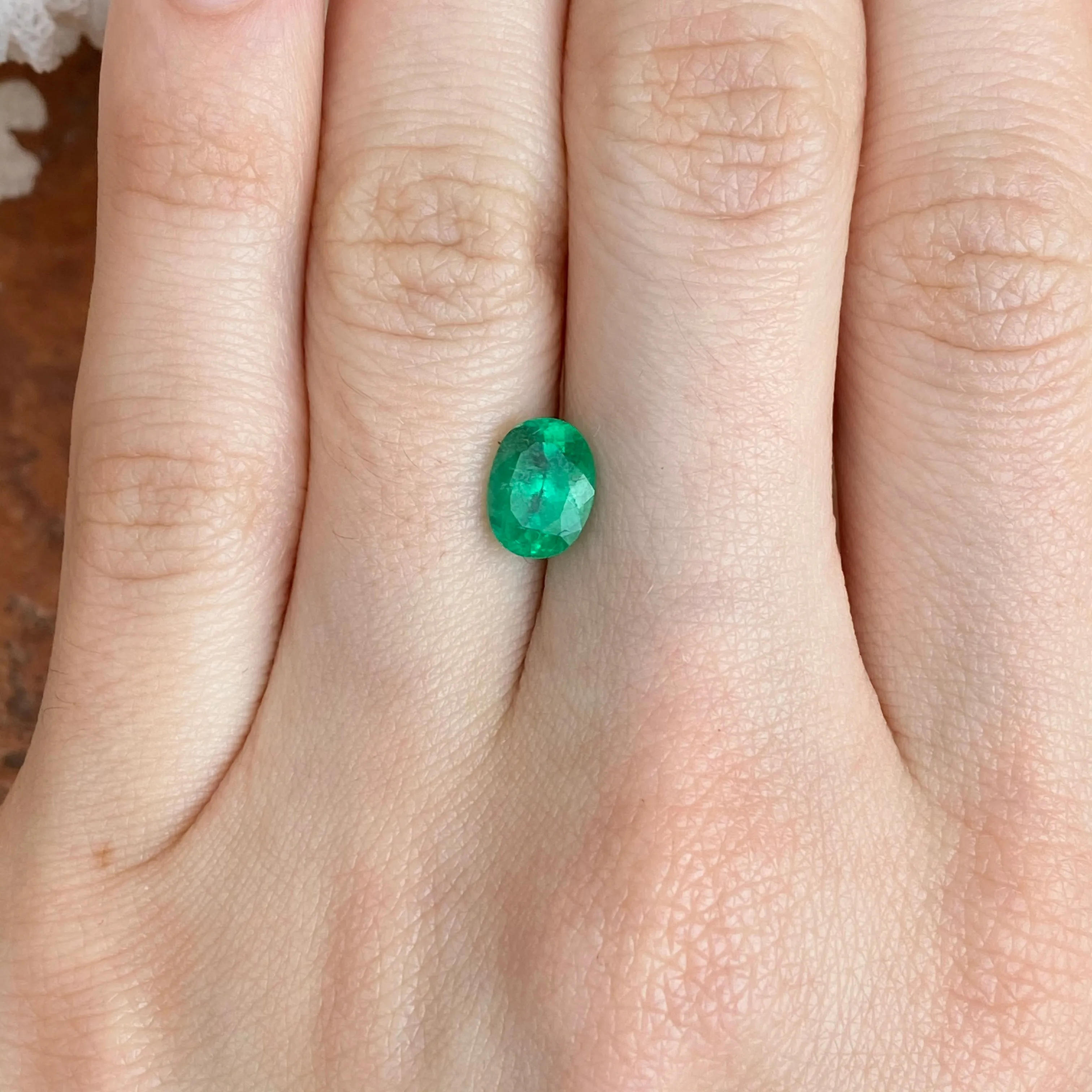 Colombian Emerald Oval Cut Loose Emerald 1.98 CT